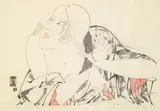 Masami Teraoka, Preparatory Drawing for Sushi Series