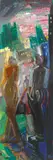 Carlos Almaraz, City Kids, 1986, oil on canvas