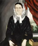 Susan Waters, A Portrait of a Lady Reading, oil on canvas