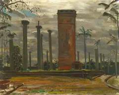 After the Hurricane by Stephen Etnier, oil on canvas, offered May 2007