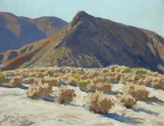 Maynard Dixon, Lone Pine, 1919, oil on canvas on board