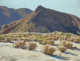 Maynard Dixon, Lone Pine, 1919, oil on canvas on board