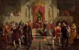 Thomas Hill, The Trial Scene from the 'Merchant of Venice', 1865, oil on canvas