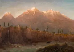 Norton Bush, Monastery in the Andes, Peru, 1892, oil on canvas