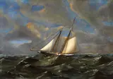 William A. Coulter, A Ship in Rough Seas