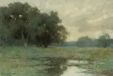 Lorenzo Palmer Latimer, Oaks among a Marsh