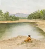 Grace Hudson, Sitting Near the River