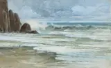 Percy Gray, Shoreline and Crashing Waves
