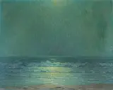 Granville Redmond, Last Light at Low Tide