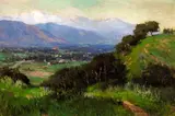 Benjamin Brown, San Gabriel Valley Mid Winter, oil on canvas