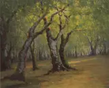 John Marshall Gamble, Canon Glade (Soft Maples), 1943, oil on canvas