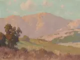 Golden Hills, San Diego by Maurice Braun, oil on canvas, sold May 2007