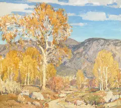 Fall Landscape by Paul Lauritz, oil on canvas, sold May 2007