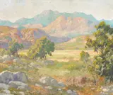 Golden Hills by Maurice Braun, oil on canvas, sold May 2007