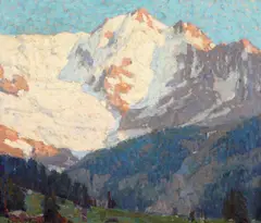Alpine Glaciers by Edgar Alwin Payne, oil on canvas, sold May 2007
