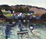 August François Gay, Old China Town in Pacific Grove
