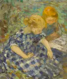 Joseph Raphael, Two Children Reading