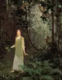 Agnes Lawrence Pelton, Vine Wood, oil on canvas