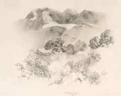 Santa Monica by Stanton Macdonald-Wright, 1933, graphite on paper, offered May 2007