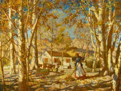 Hernando Gonzallo Villa, Spanish Holiday, oil on canvas