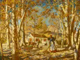 Hernando Gonzallo Villa, Spanish Holiday, oil on canvas