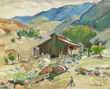 Ruth Peabody, The Vacant Cabin, oil on canvas