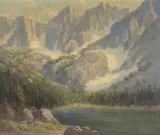 Frederick Carl Smith, Sierra Lake, thought to be T.J. Lake, Mammoth, oil on canvas