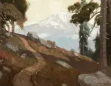 Carl Oscar Borg, Sunlit Mountain Path