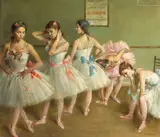 Paul Clemens, The Ballet Studio, oil on canvas