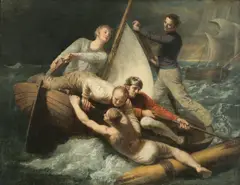 The Rescue by John Singleton Copley, oil on canvas, sold May 2006