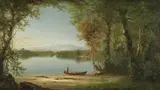 Richard William Hubbard, Lake George, oil on canvas