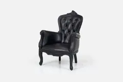 Maarten Baas, 'Where There's Smoke' Chair, leather
