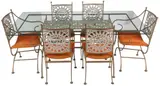 Arthur Umanoff, "Mayan Sun" Patio Set