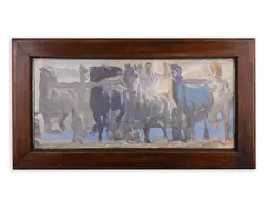 Ludvík Vacátko, Apollo, 1932, Oil on canvas