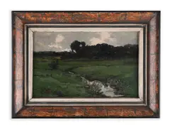 Ladislav Ehrlich, Brook Near the Forest, First half of 20th century, Oil on canvas