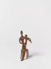 Kurt Schwippert, Mutter mit Kind, Bronze, hellbraun patiniert