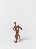 Kurt Schwippert, Mutter mit Kind, Bronze, hellbraun patiniert