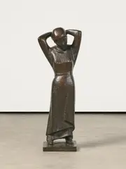 Kurt Schwippert, Am Morgen, 1950 (Entwurf), Bronze, braun patiniert
