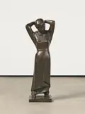 Kurt Schwippert, Am Morgen, 1950 (Entwurf), Bronze, braun patiniert