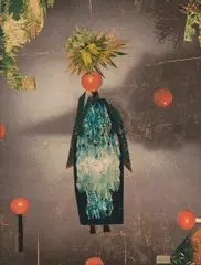 Hannah Höch, "Guter Geist", 1969, Collage auf Karton