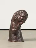 Theo Balden, Geschlagener Jude, 1943 (Entwurf), Bronze, rotbraun patiniert