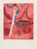 Marc Chagall, Das Lied der Lieder, 1975, Farblithografie auf Arches Velin (Wasserzeichen)