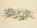 Joseph Beuys, Adriatischer Weinmarkt, 1946/47, Lithografie auf Velin