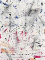 Henning Strassburger, "The french Strassburger vs. Bonnard dream", 2015, Öl, Lack und Kohle auf Leinwand