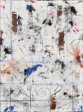 Henning Strassburger, "Where the Cool Kids Come to Enjoy the Freedom", 2014, Öl, Lack und Kohle auf Leinwand
