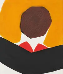 Formativ by Georg Karl Pfahler, 1963, Acryl auf Leinwand, sold Jun 2025