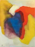 Otto Ritschl, "Komposition 66/57", 1966, Öl auf Leinwand