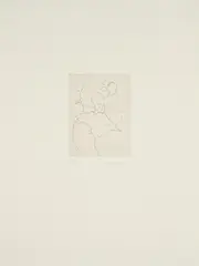 Esku X by Eduardo Chillida, 1973, Radierung auf Bütten, sold May 2025