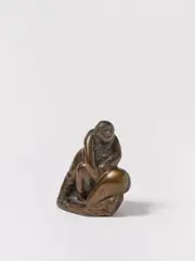 Catch as catch can by Alfred Hrdlicka, 1975, Bronze, braun patiniert, sold Apr 2025