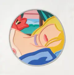 Tom Wesselmann, Blonde Vivienne, 1998, Reliefdruck auf handgeschöpftem Bütten